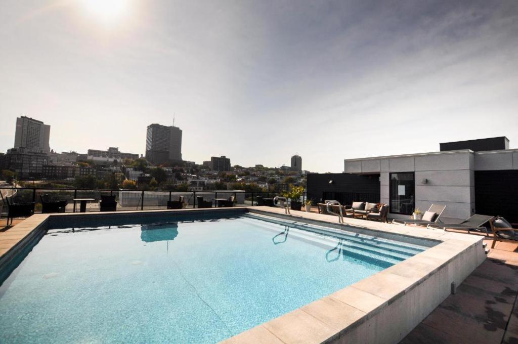 Quebec, Rustique Chic En Ville, Piscine Sur Le Toit Pour 2 A 6 Invites Ngoại thất bức ảnh