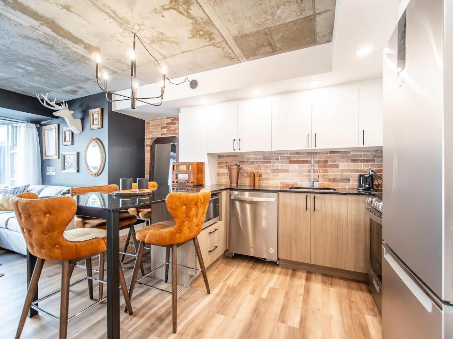 Quebec, Rustique Chic En Ville, Piscine Sur Le Toit Pour 2 A 6 Invites Ngoại thất bức ảnh